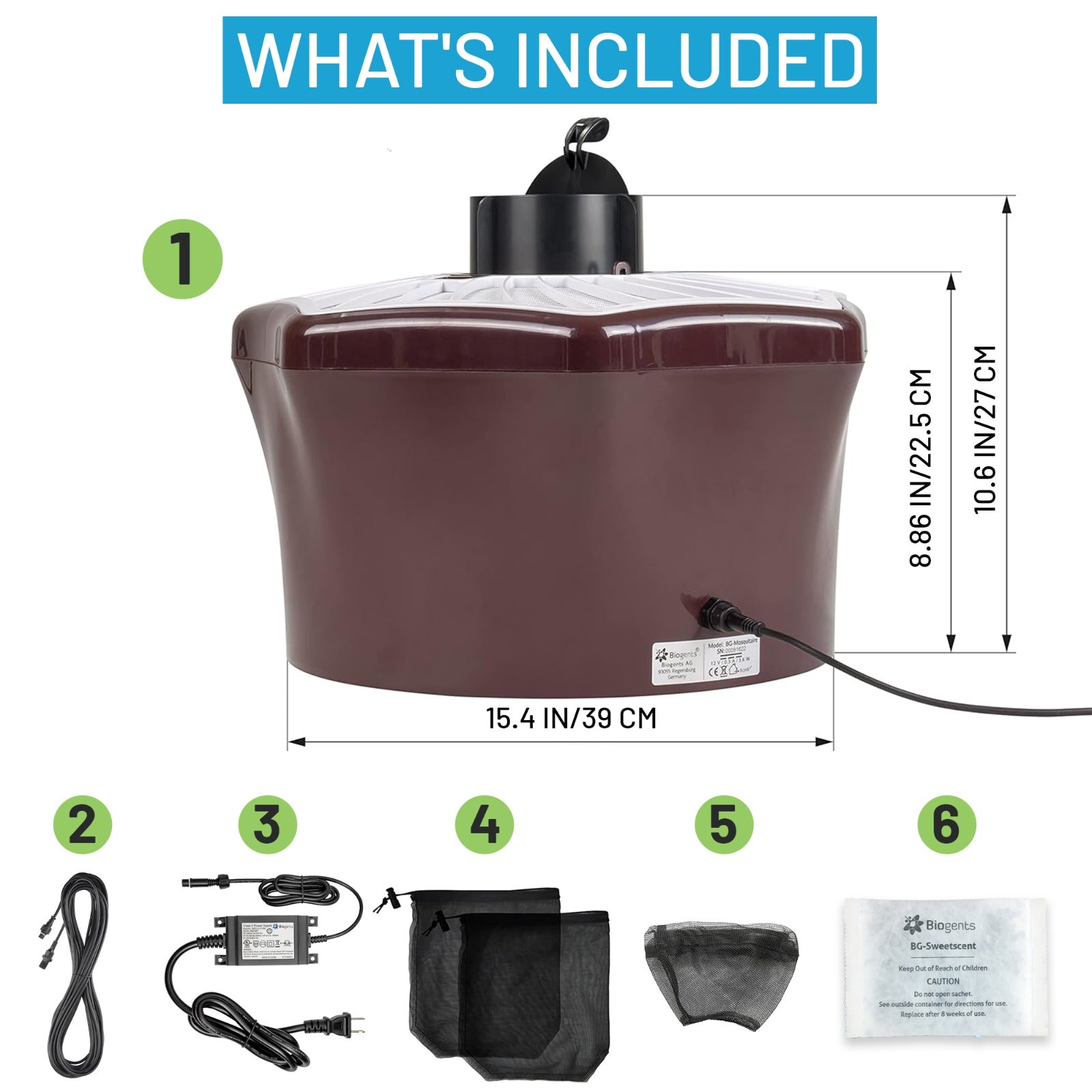 Mosquitaire Outdoor Mosquito Trap Bundle