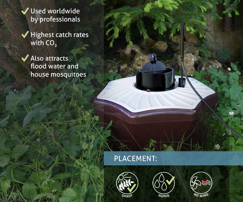 BG-Mosquitaire CO2 Outdoor Mosquito Trap Bundle