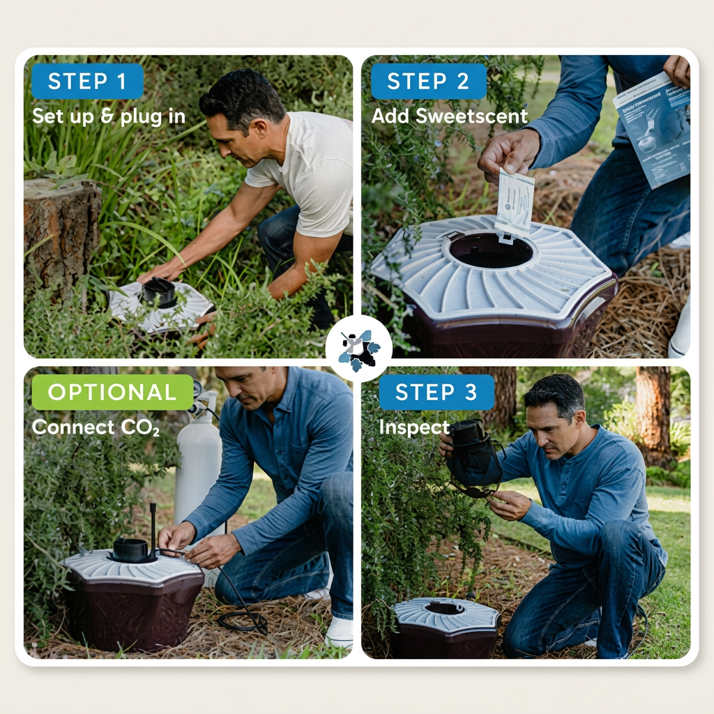 Mosquitaire CO₂ Outdoor Mosquito Trap Bundle