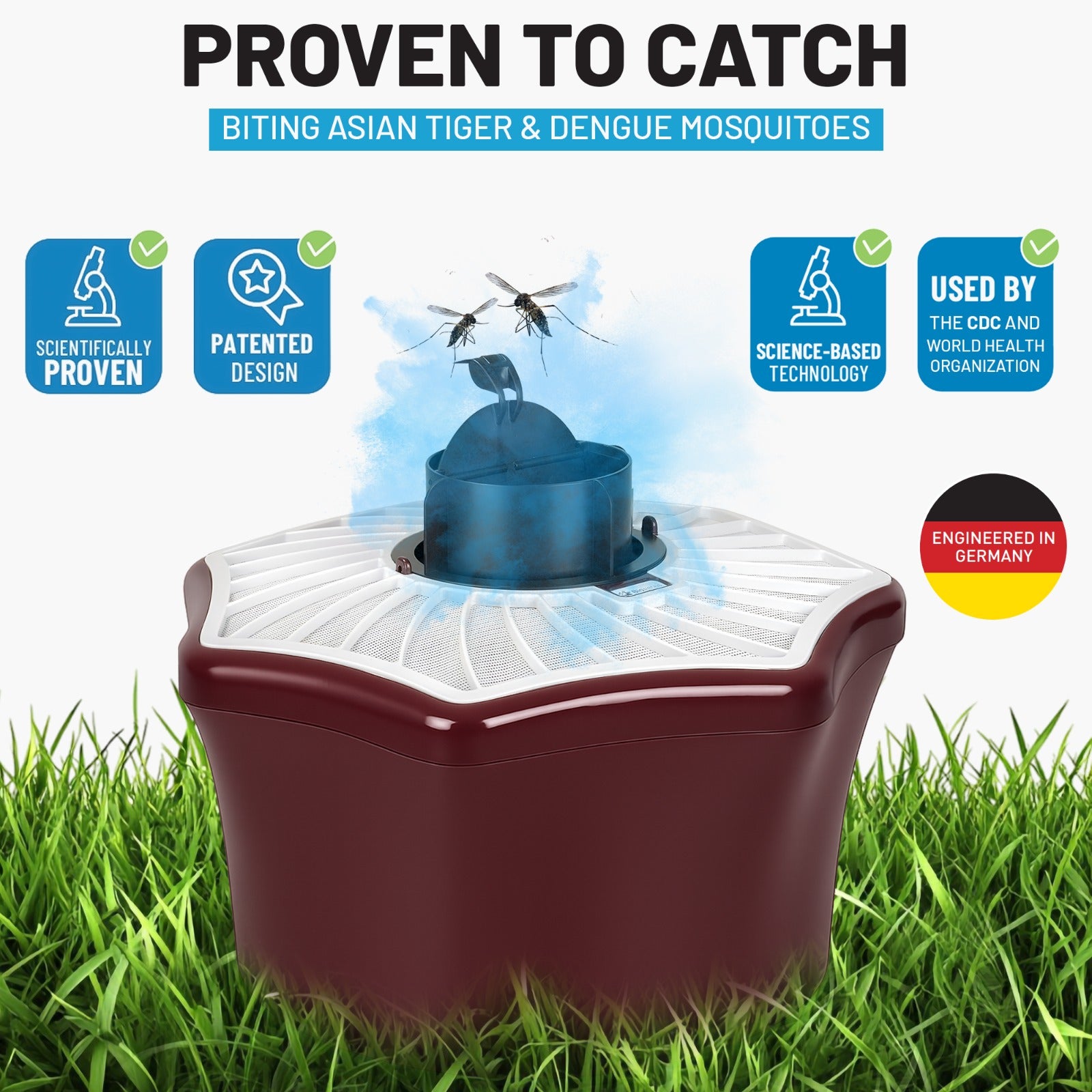 Mosquitaire Outdoor Mosquito Trap Bundle