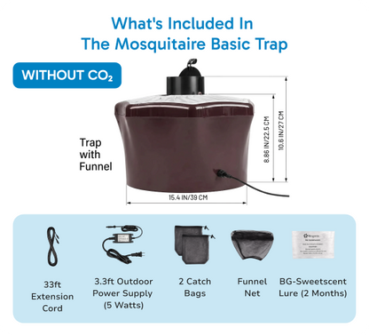 Mosquitaire Outdoor Mosquito Trap Triple Set