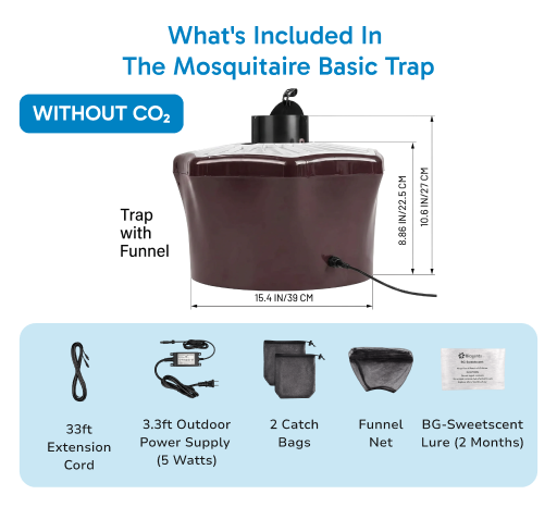 Mosquitaire CO₂ Outdoor Mosquito Trap Bundle