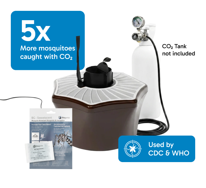 Mosquitaire CO₂ Outdoor Mosquito Trap Bundle