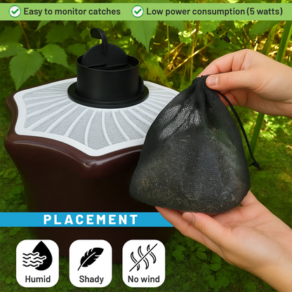 Mosquitaire Outdoor Mosquito Trap Bundle
