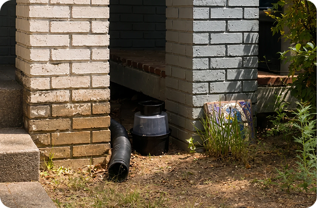 Shaded spaces between structures can be highly effective trap locations.
